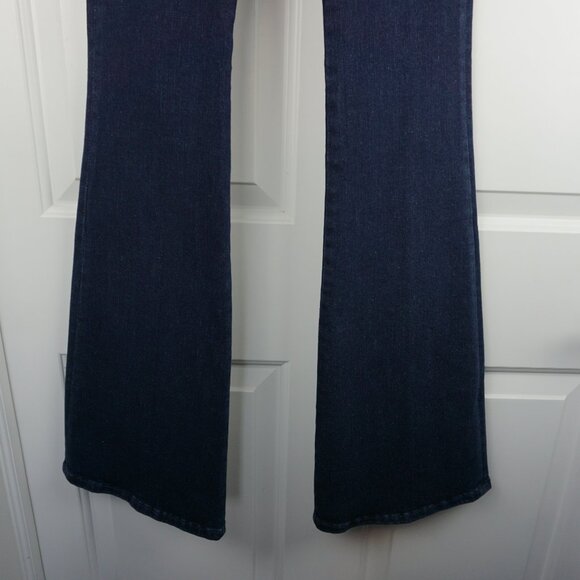 FRAME Le One Flare High Rise Stretch 35" Length Jeans In Keller size 1(23-28) - Picture 5 of 16